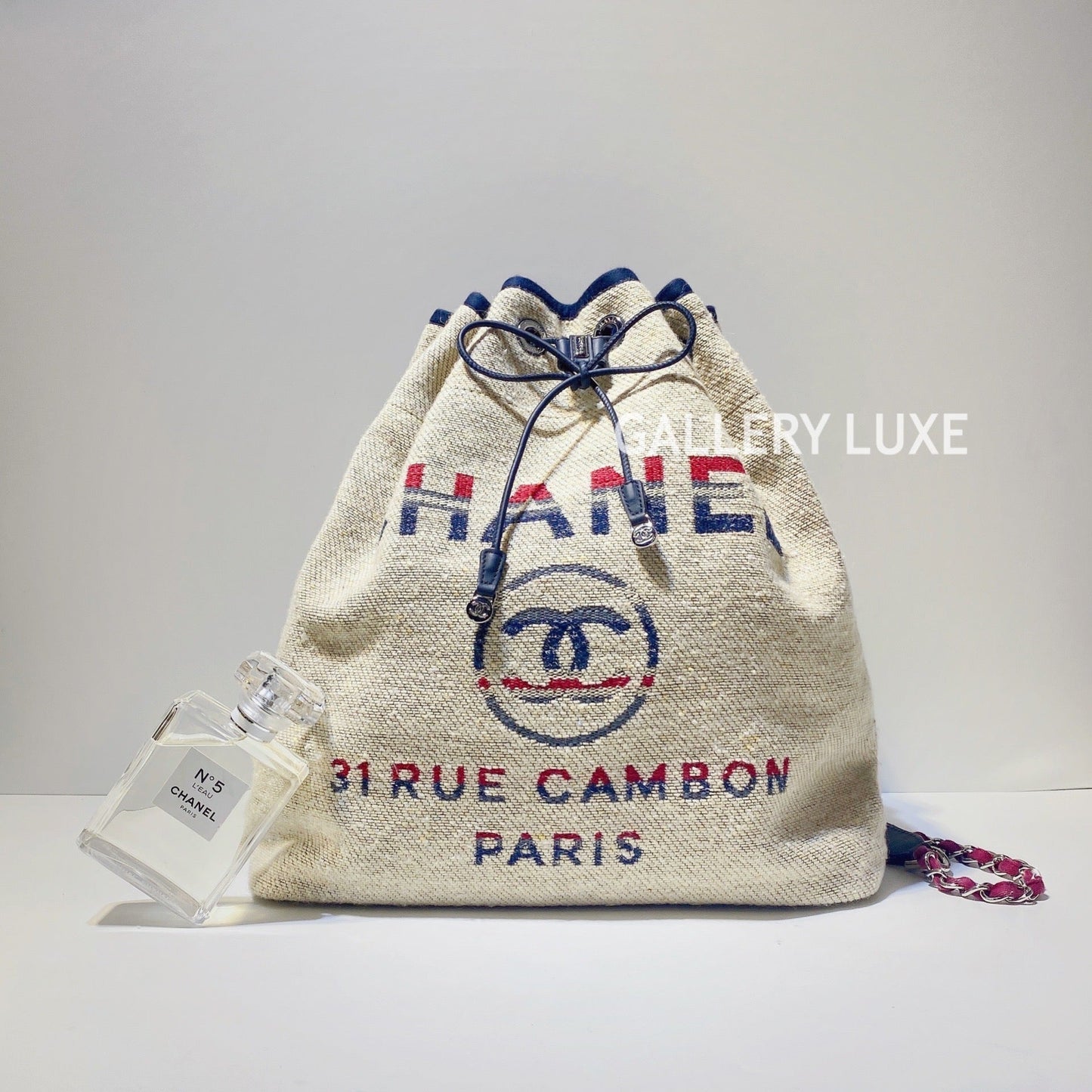 No.3244-Chanel Toile Deauville Backpack