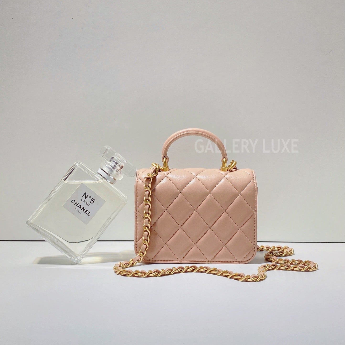 No.2980-Chanel Small Timeless Classic Handle  With Chain (Brand New /全新)