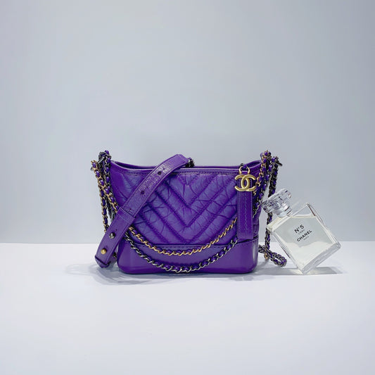 No.3688-Chanel Small Chevron Gabrielle Hobo Bag