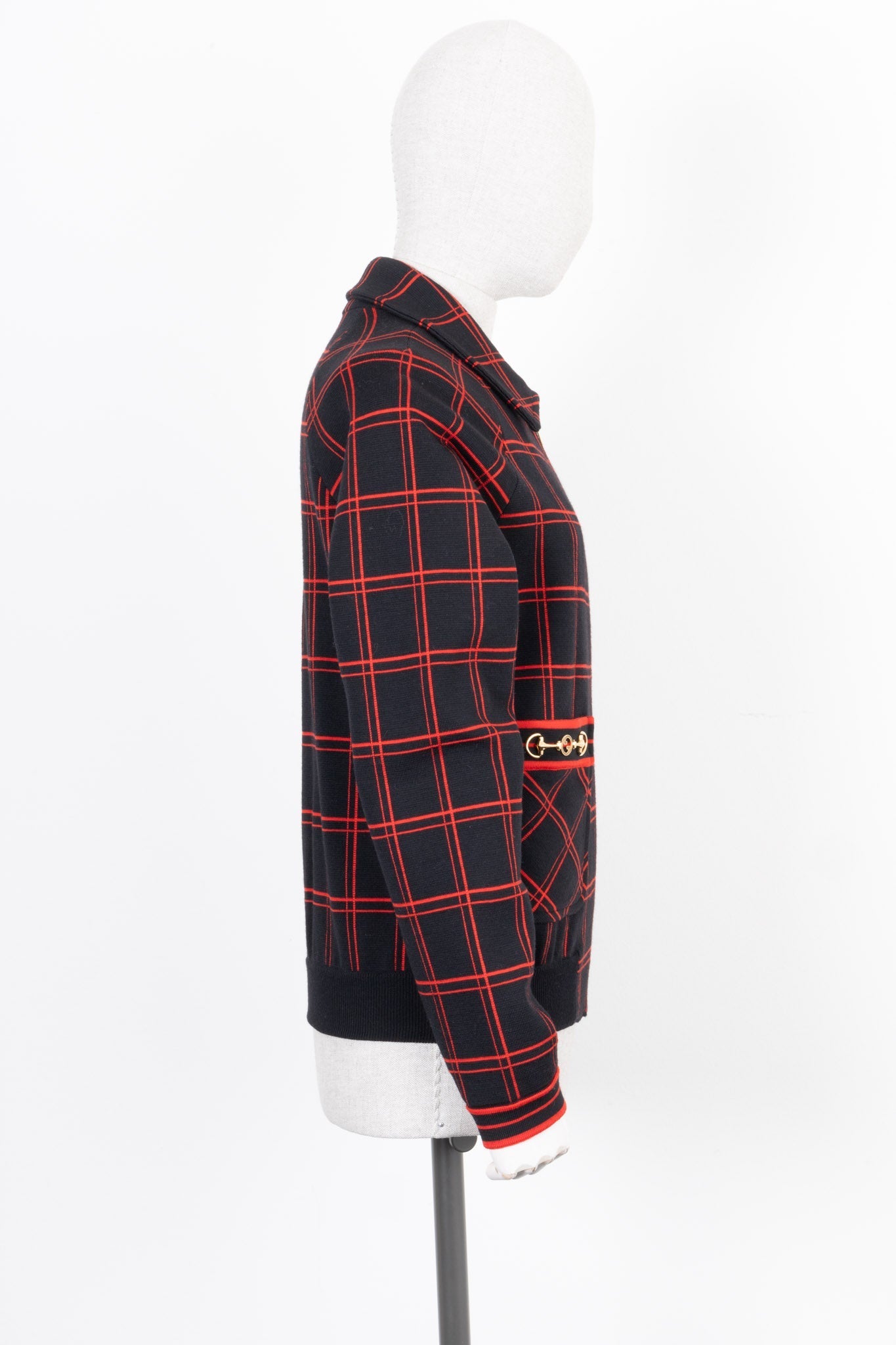 Luxury Gucci Trending 2025 Zumi GG Bomber Jacket Black Red