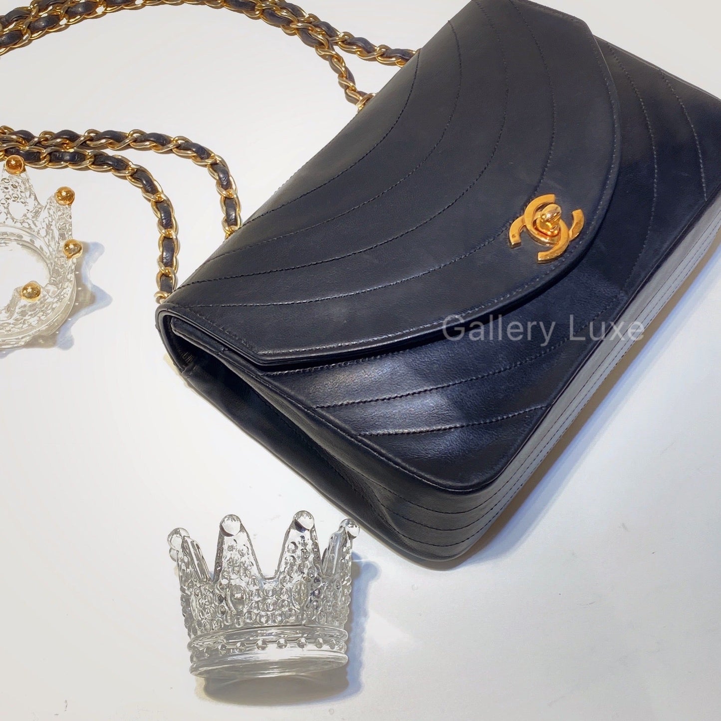 No.2662-Chanel Vintage Lambskin Flap Bag