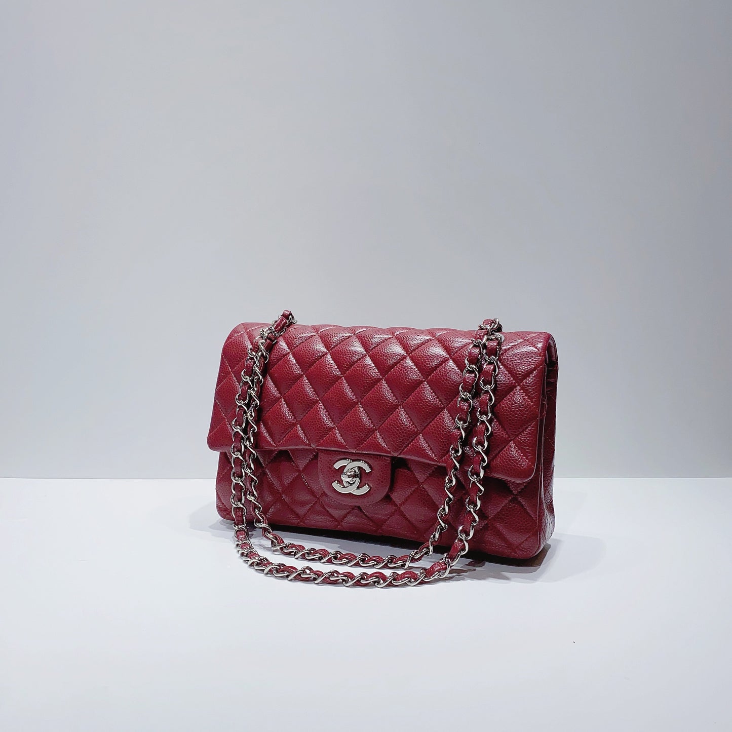 No.3693-Chanel Caviar Classic Flap Bag 25cm