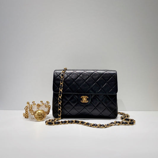 No.3446-Chanel Vintage Lambskin Classic Flap Mini 20cm