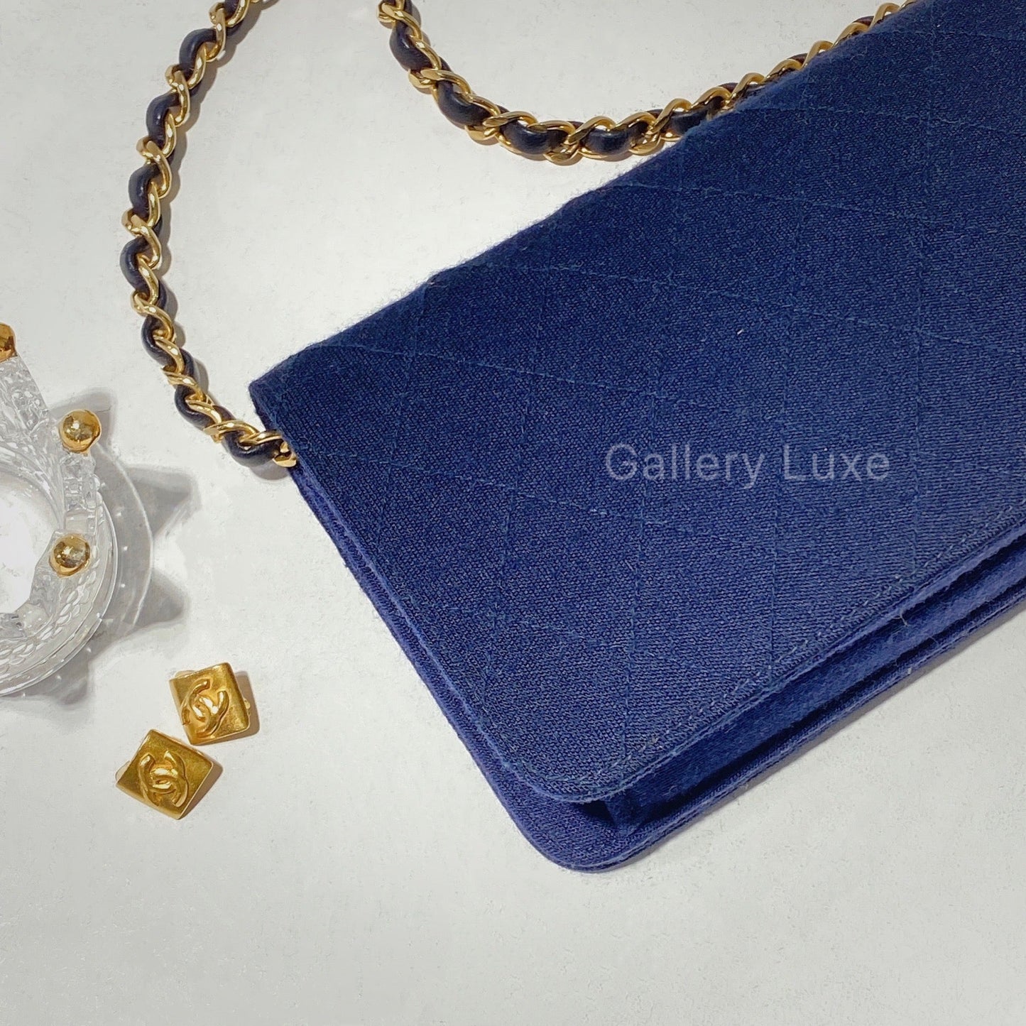 No.2427-Chanel Vintage Cotton Mini Flap Bag