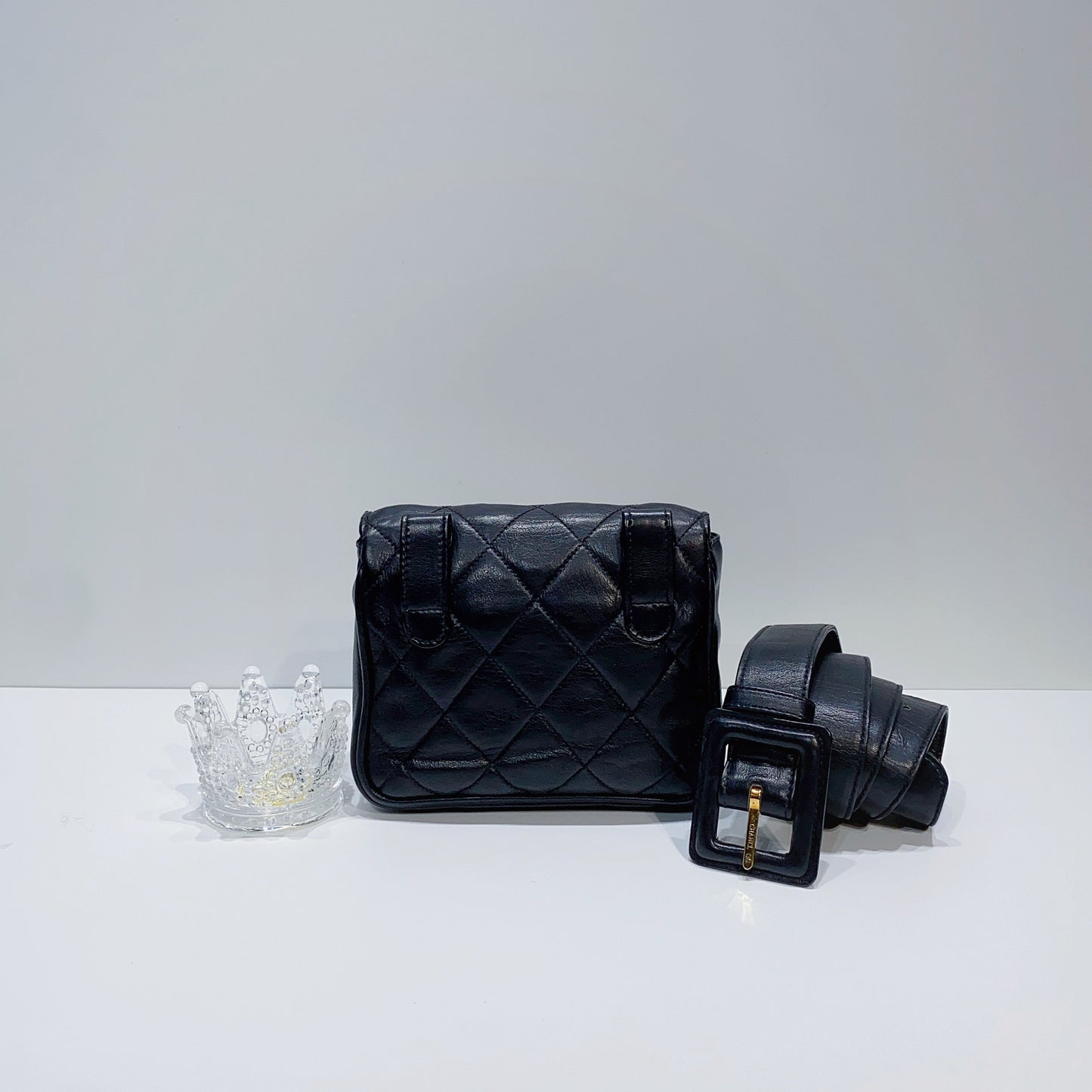 No.3828-Chanel Vintage Square Belt Bag