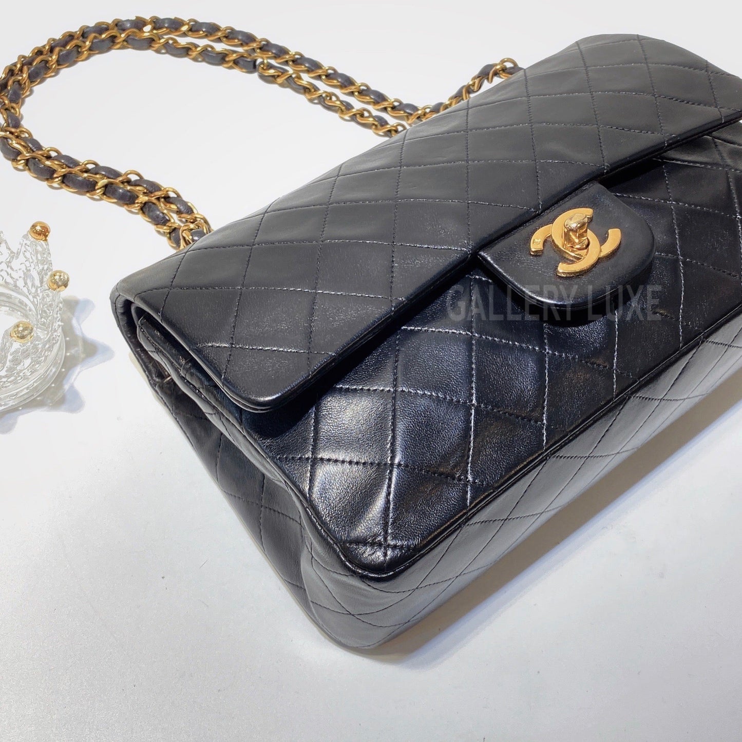 No.2997-Chanel Vintage Lambskin Classic Flap Bag 25cm