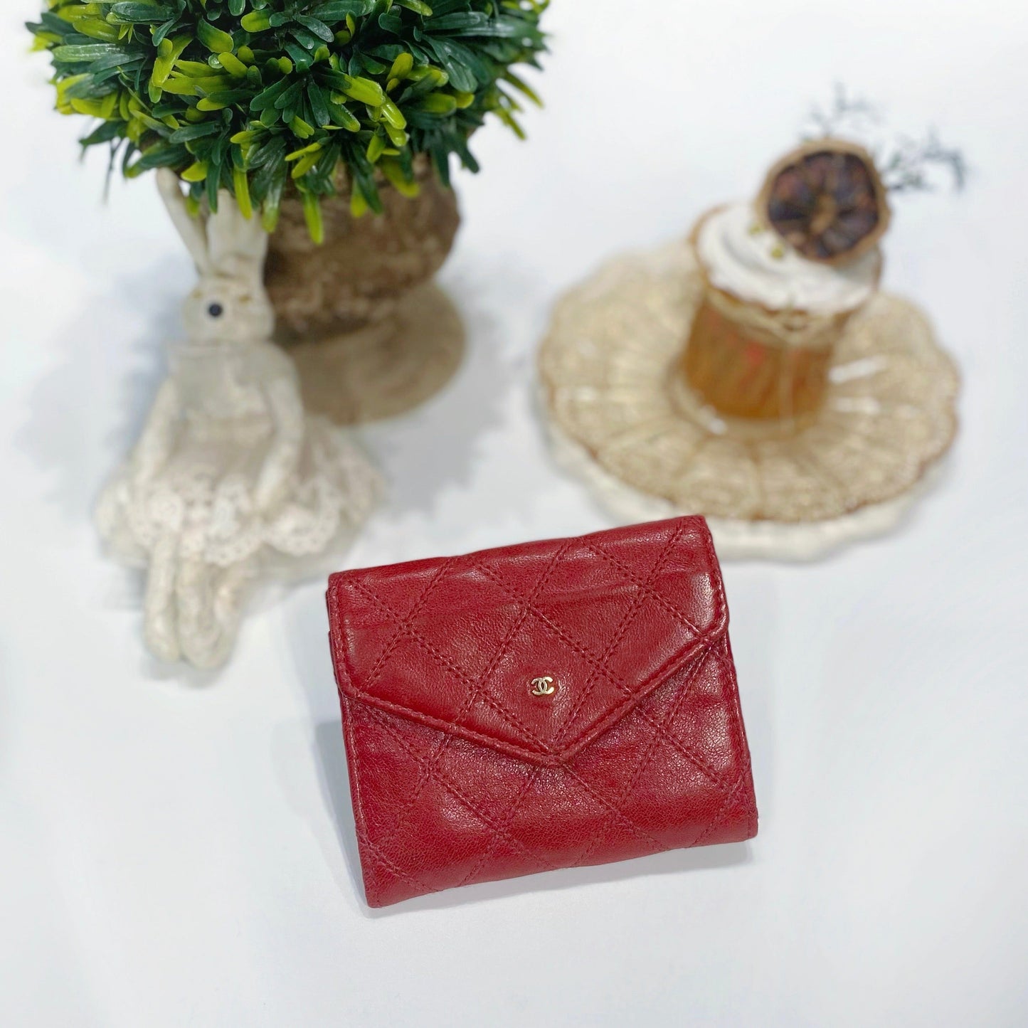 No.2669-Chanel Vintage Lambskin Coins Bag