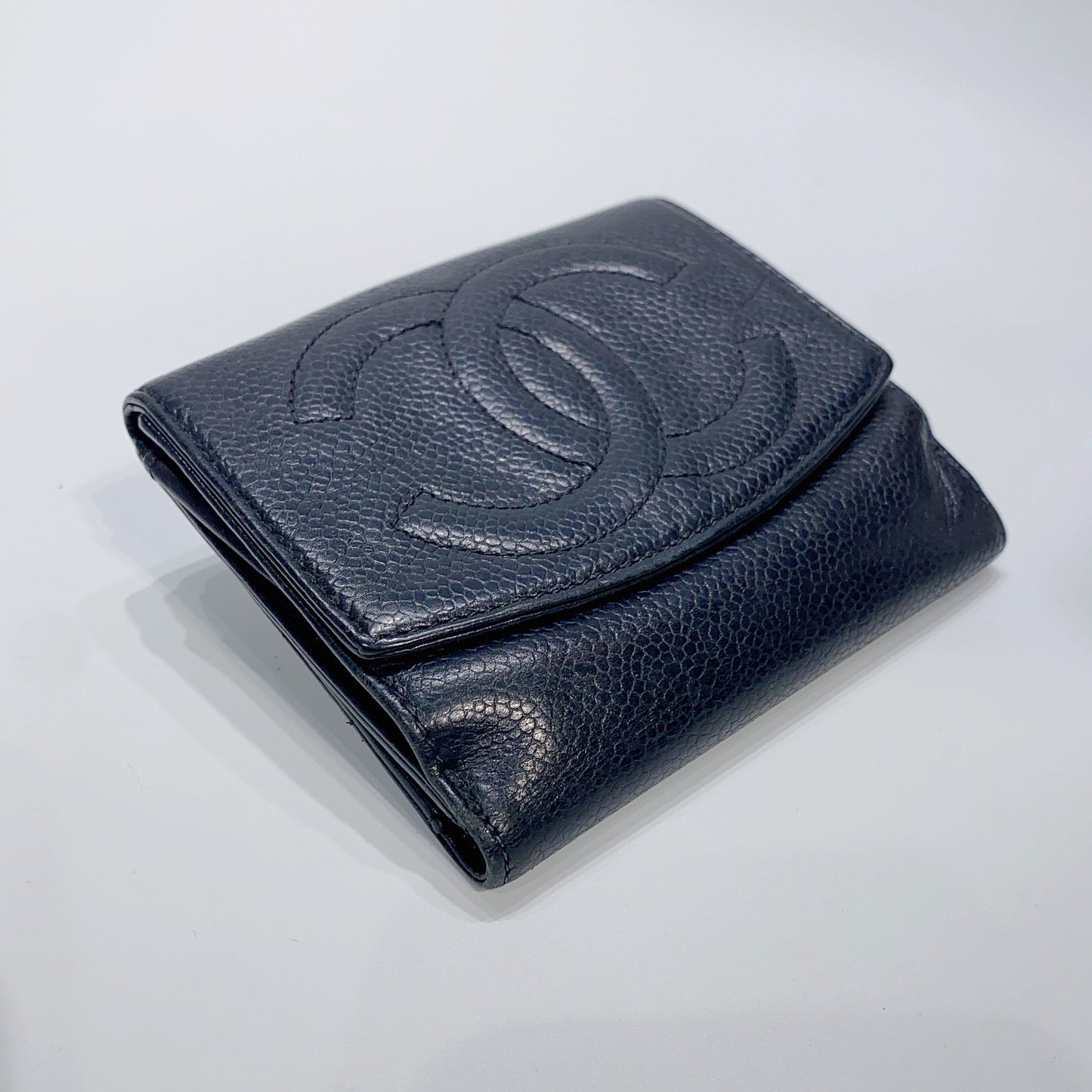 No.2345-Chanel Vintage Caviar Short Wallet