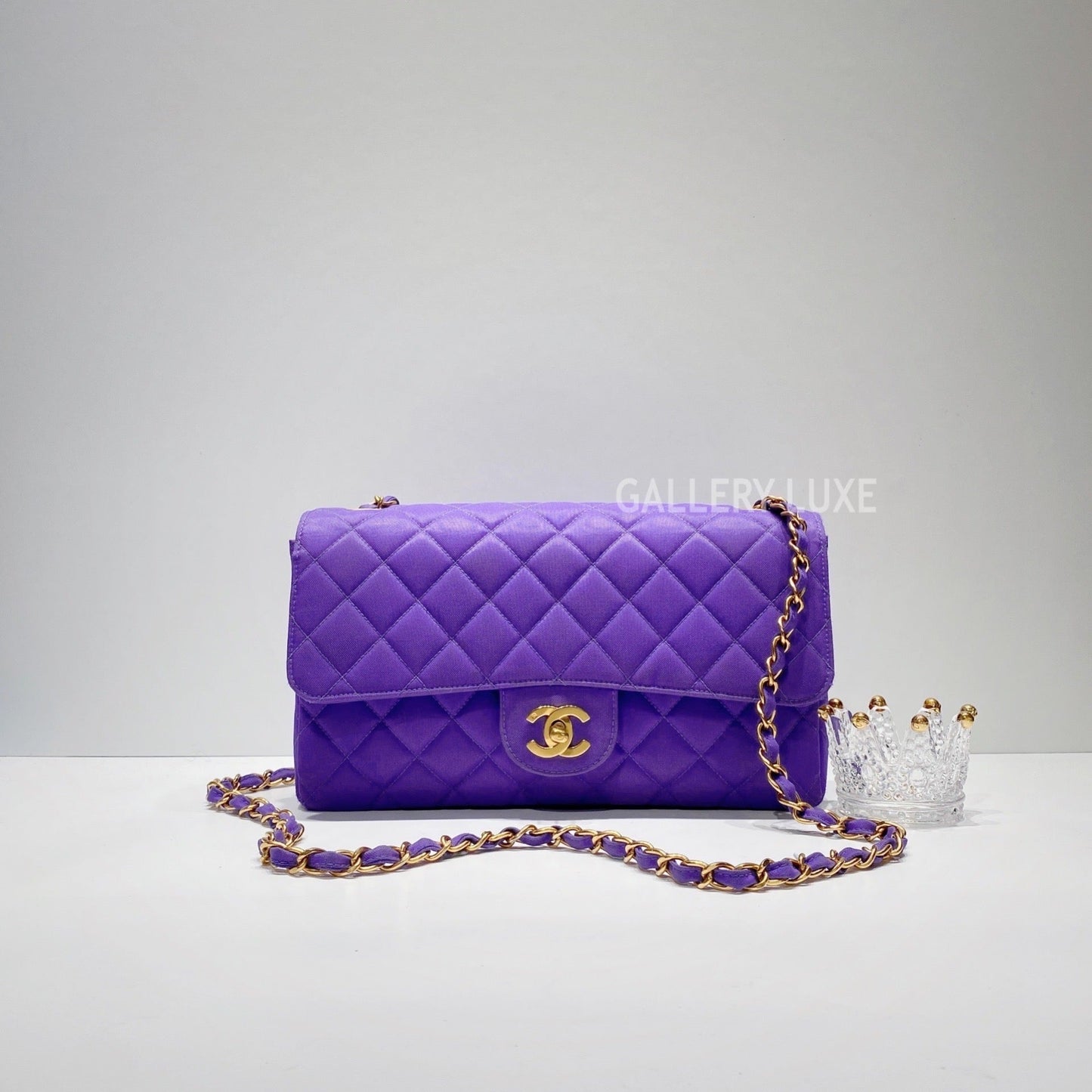 No.3428-Chanel Vintage Nylon Classic Flap Bag