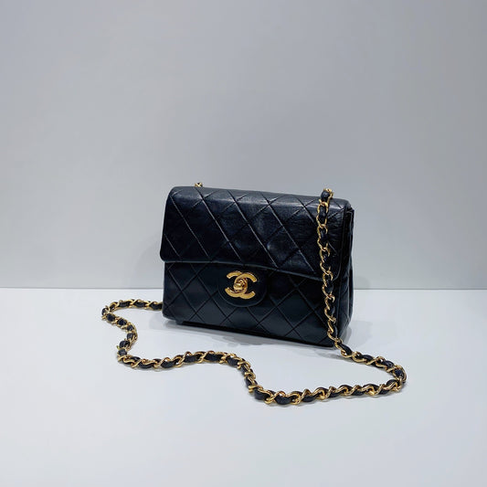 No.3277-Chanel Vintage Lambskin Classic Flap Mini 17cm