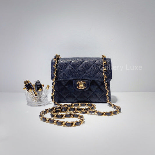 No.2263-Chanel Vintage Caviar CF Mini 17cm