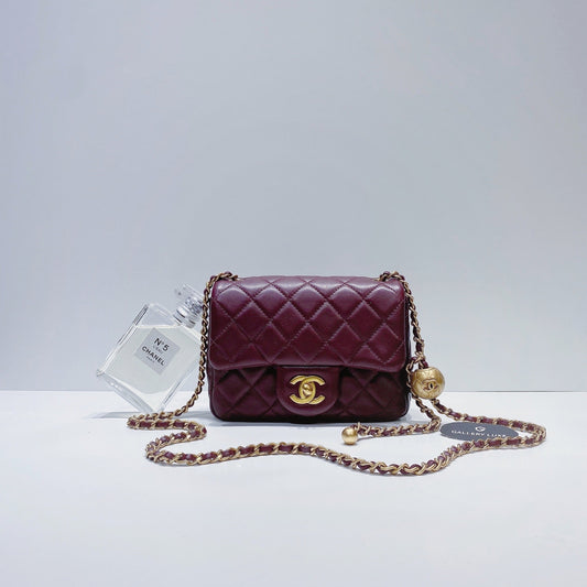 No.3629-Chanel Pearl Crush Square Mini Flap Bag