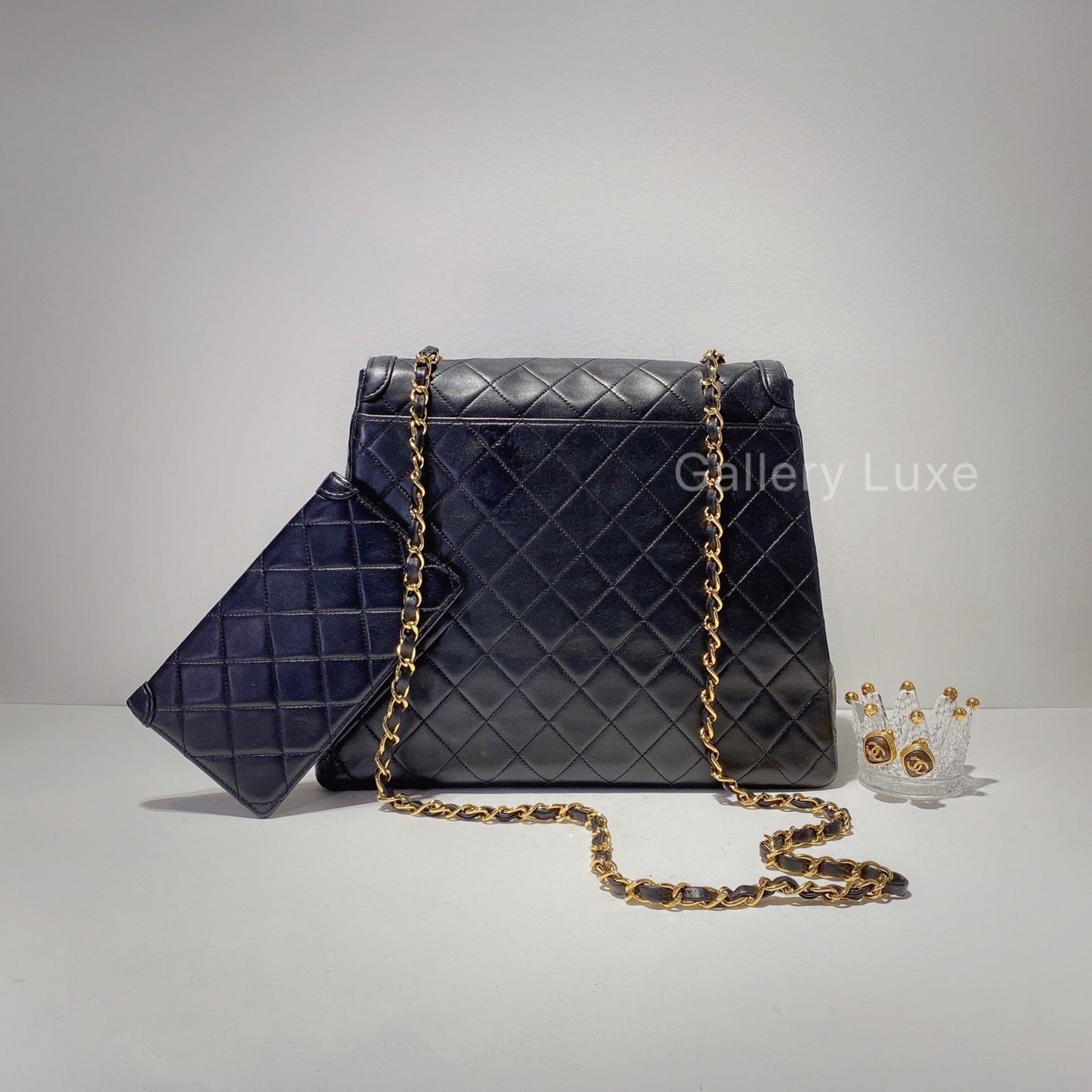 No.2441-Chanel Vintage Lambskin Flap Bag