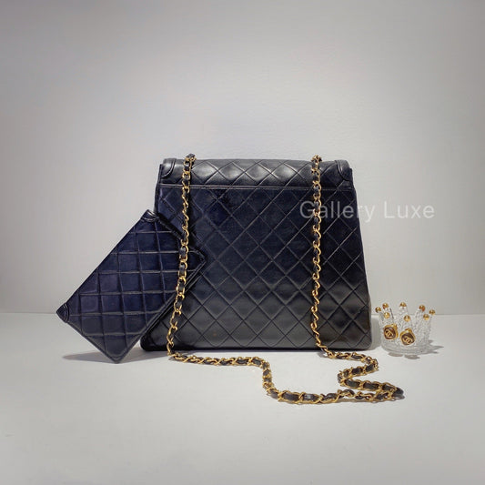 No.2441-Chanel Vintage Lambskin Flap Bag