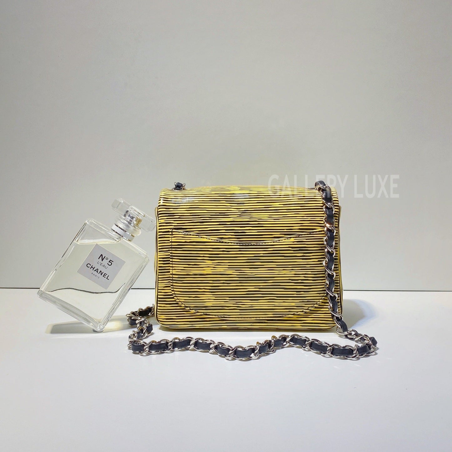No.3007-Chanel Patent Classic Flap Mini 17cm