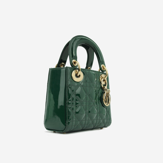 Luxury Dior Mini Lady Luxury Dior - Hunter Green