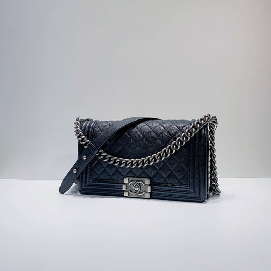 No.3720-Chanel Caviar Boy 25cm