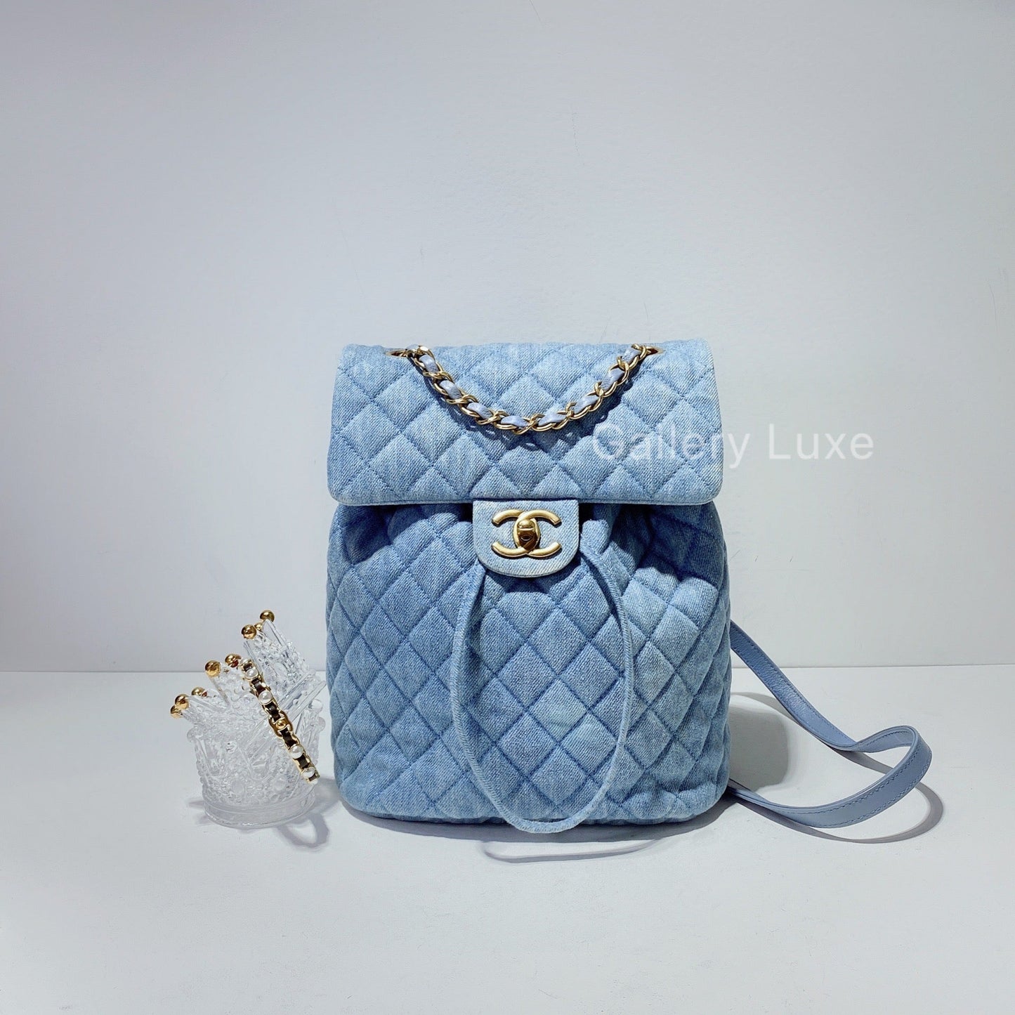 No.2432-Chanel Denim Small Backpack