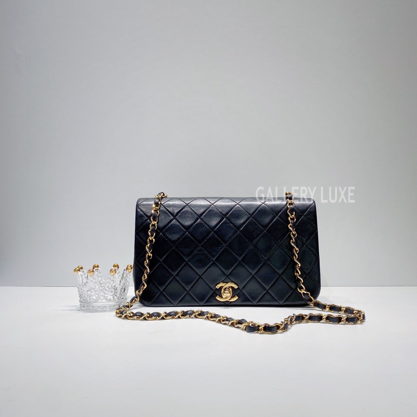No.3453-Chanel Vintage Lambskin Flap Bag