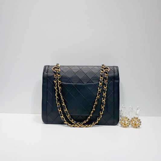 No.3833-Chanel Vintage Lambskin Envelope Flap Bag