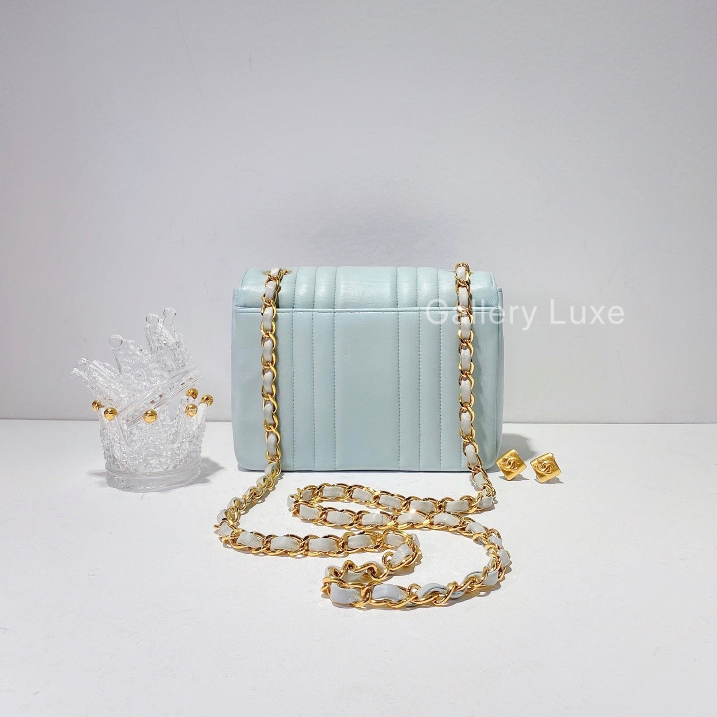 No.2175-Chanel Vintage Lambskin Mini Flap Bag