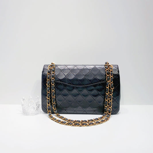 No.3876-Chanel Vintage Lambskin Classic Flap Bag