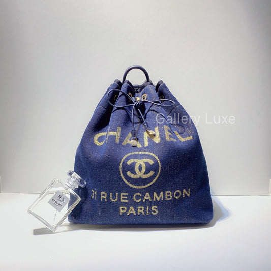 No.2696-Chanel Denim Deauville Backpack (Brand New/全新)