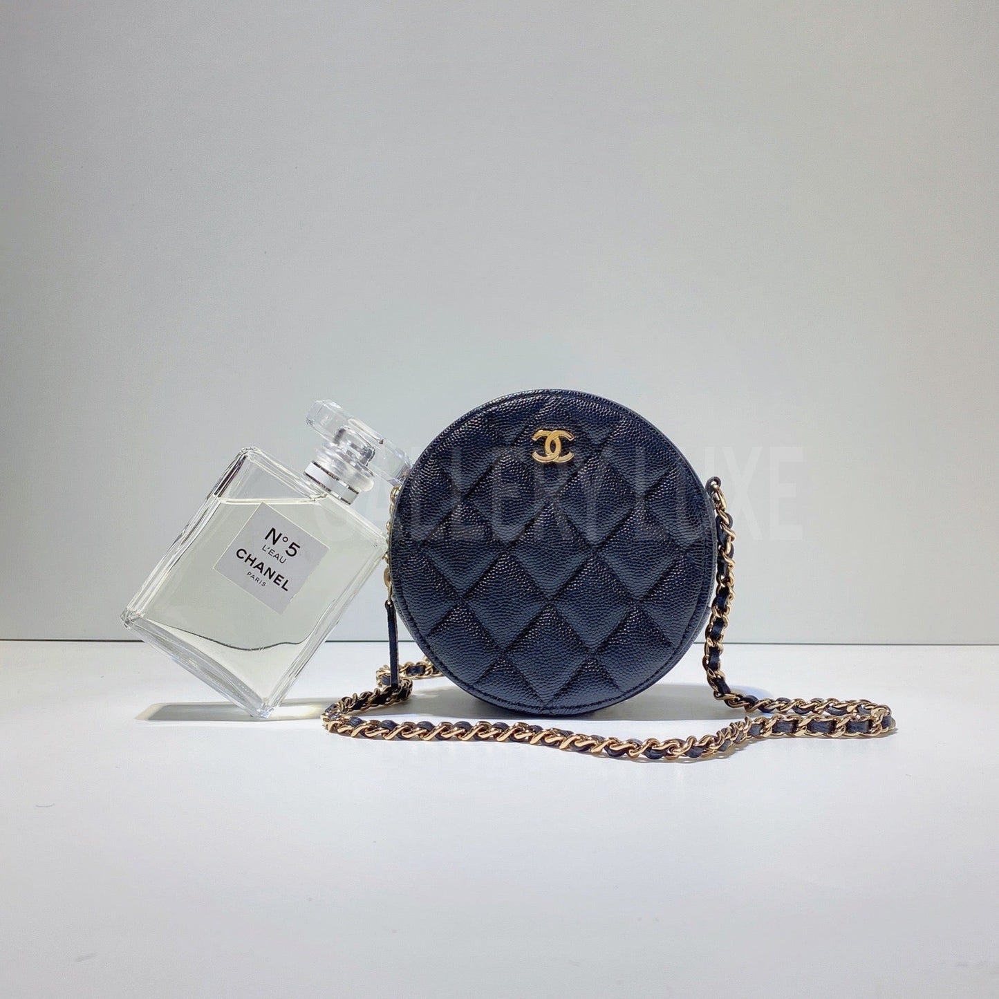 No.3268-Chanel Caviar Timeless Classic Clutch With Chain