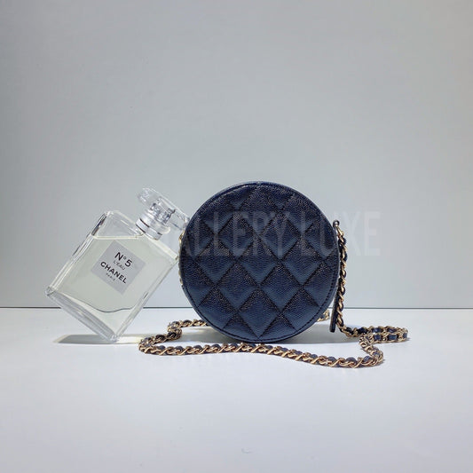 No.3268-Chanel Caviar Timeless Classic Clutch With Chain