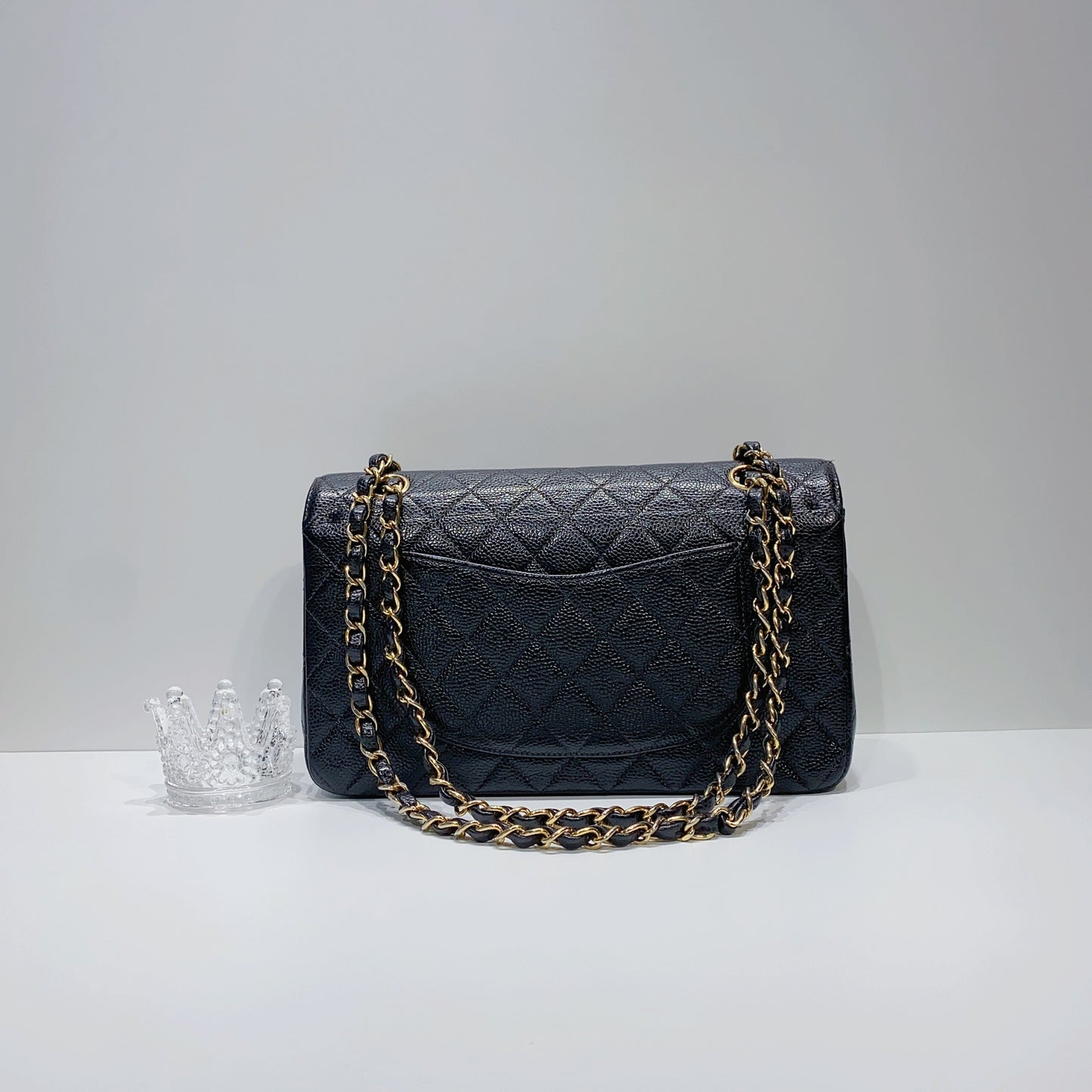 No.3841-Chanel Vintage Caviar Classic Flap 25cm