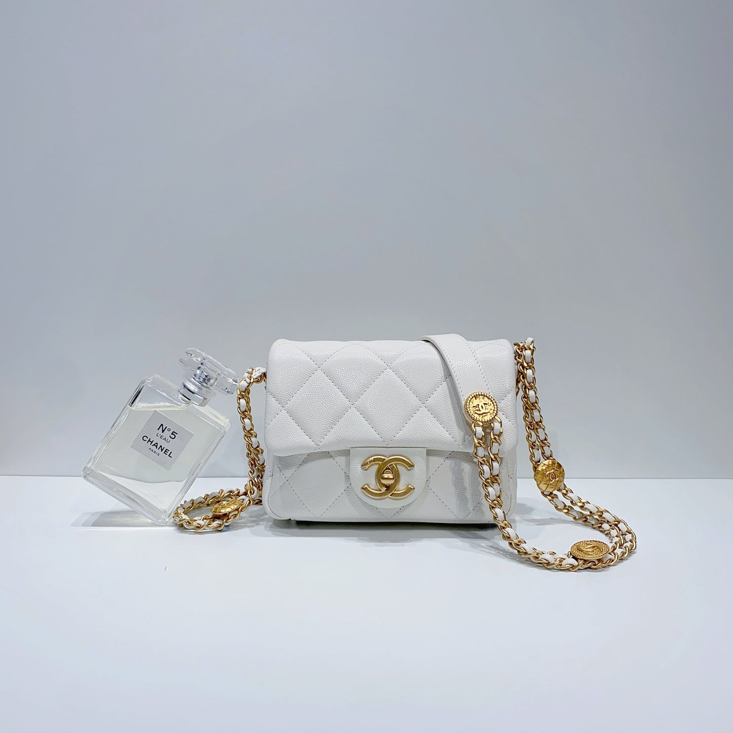 No.3726-Chanel Small Twist Your Buttons Flap Bag  (Brand New/全新)