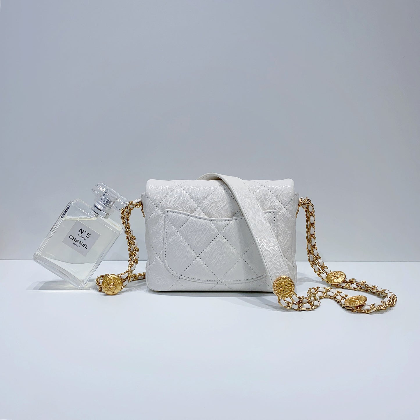 No.3726-Chanel Small Twist Your Buttons Flap Bag  (Brand New/全新)