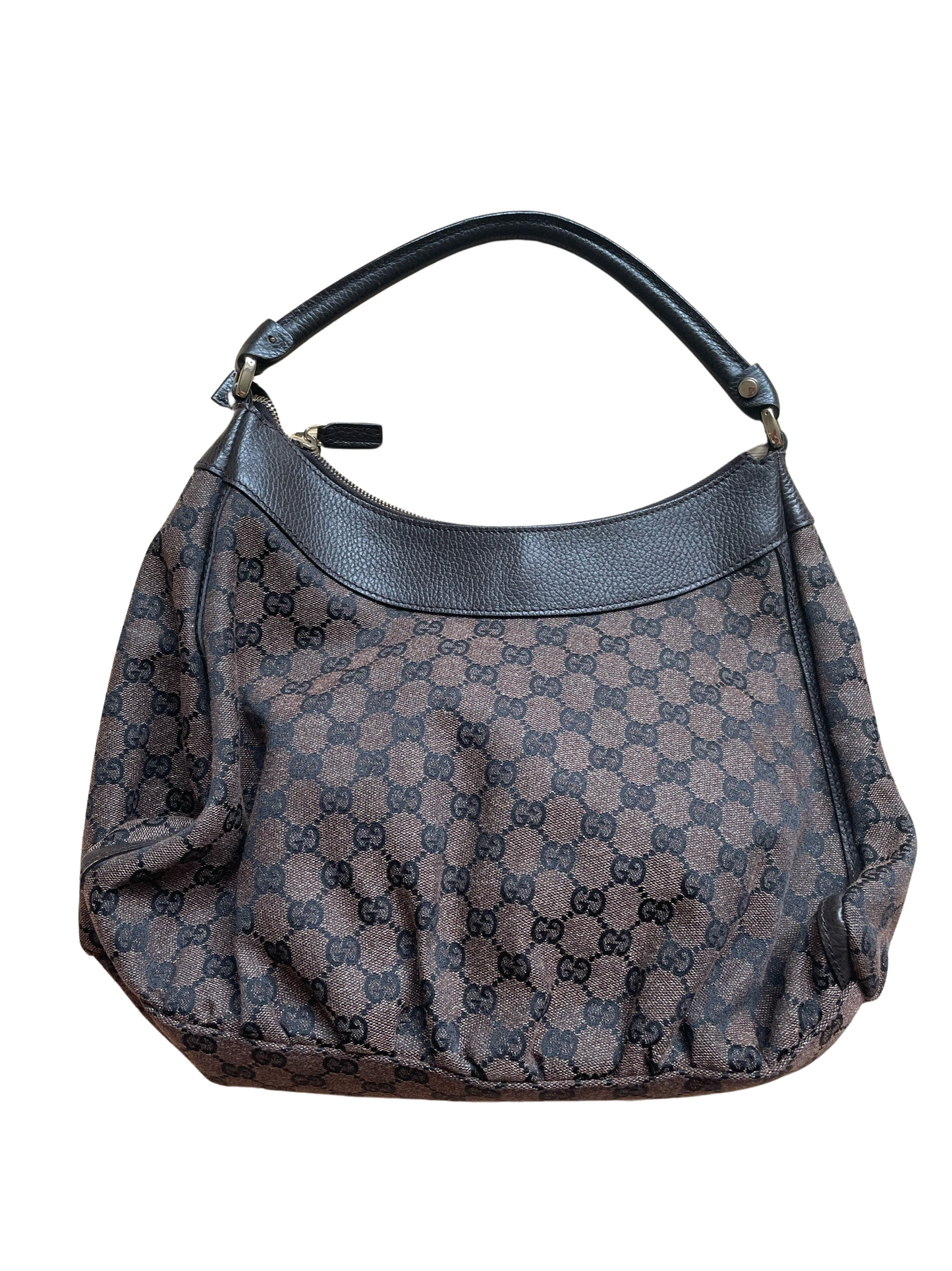 Luxury Gucci Trending 2025 Abbey Brown Jacquard & Leather