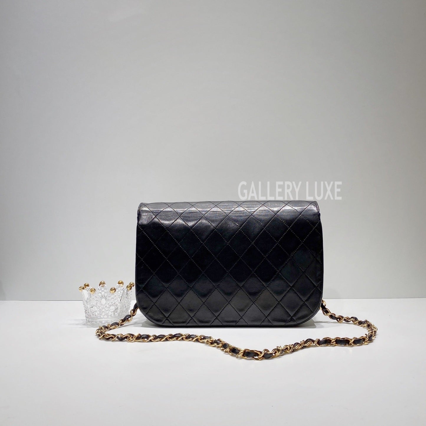 No.3459-Chanel Vintage Lambskin Double Flap Bag