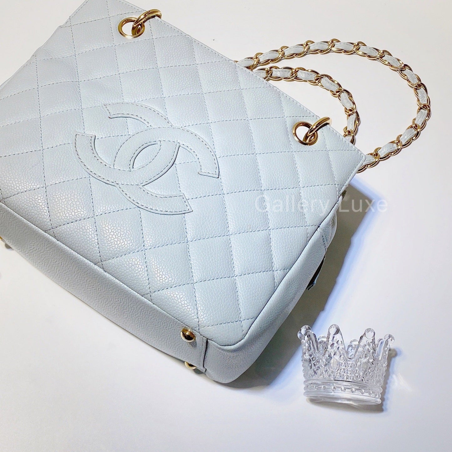 No.2282-Chanel Vintage Caviar Petite Timeless Tote Bag