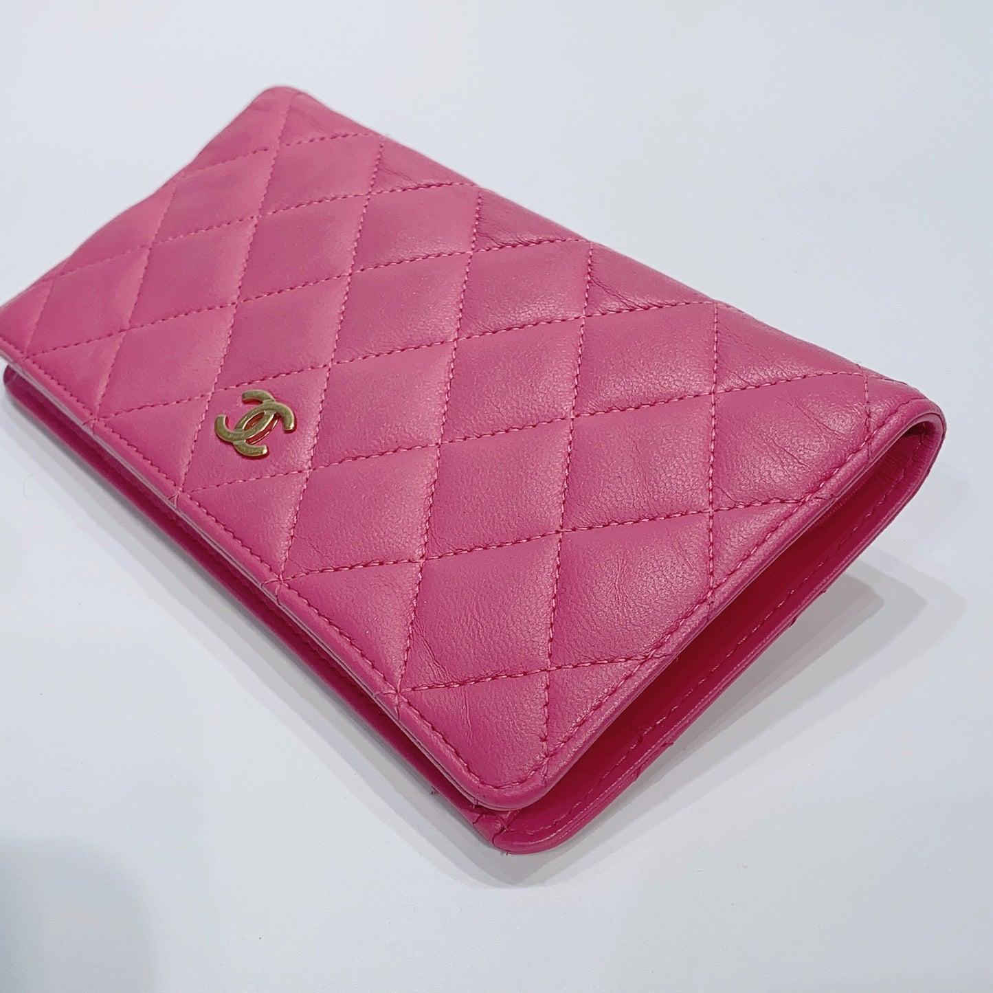 No.2846-Chanel Lambskin Timeless Classic Long Wallet