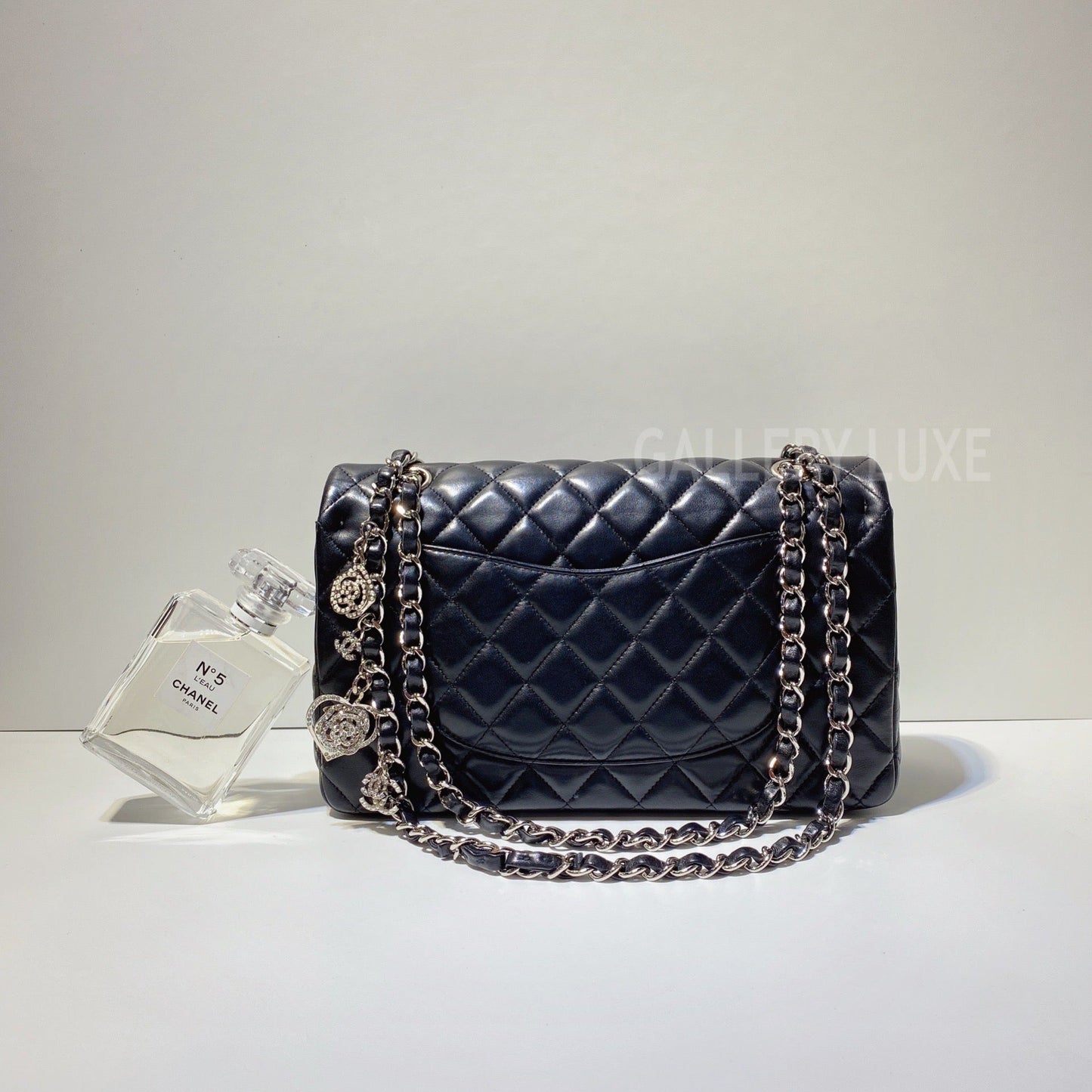 No.3023-Chanel Lambskin Valentine Flap Bag