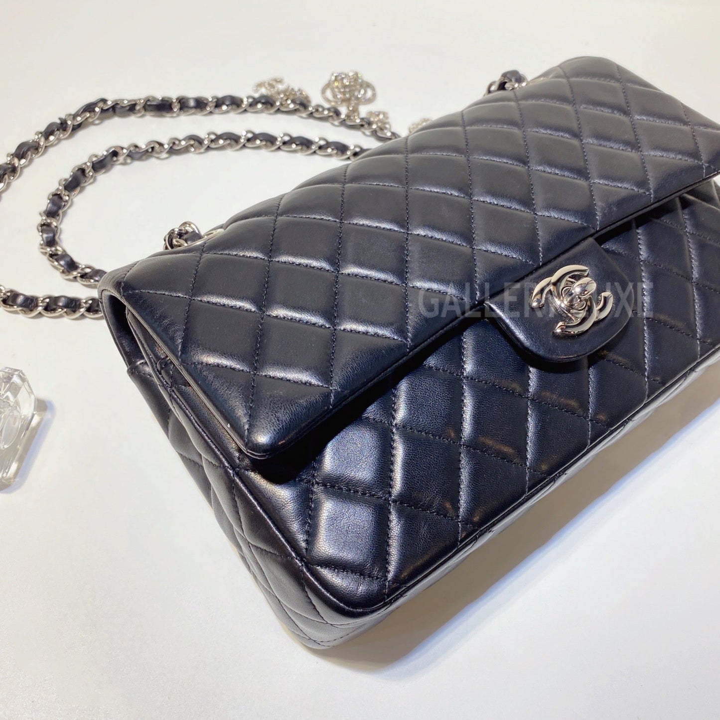 No.3023-Chanel Lambskin Valentine Flap Bag
