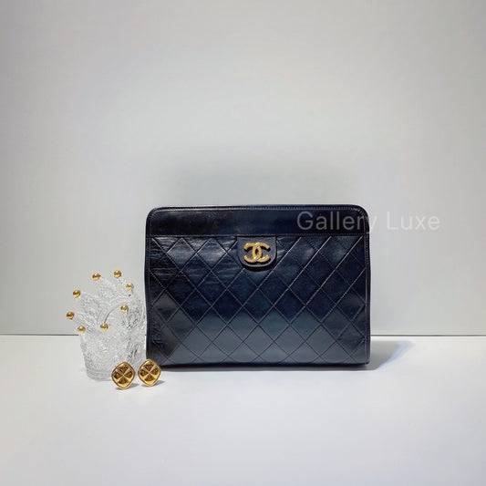 No.2703-Chanel Vintage Lambskin Small Clutch