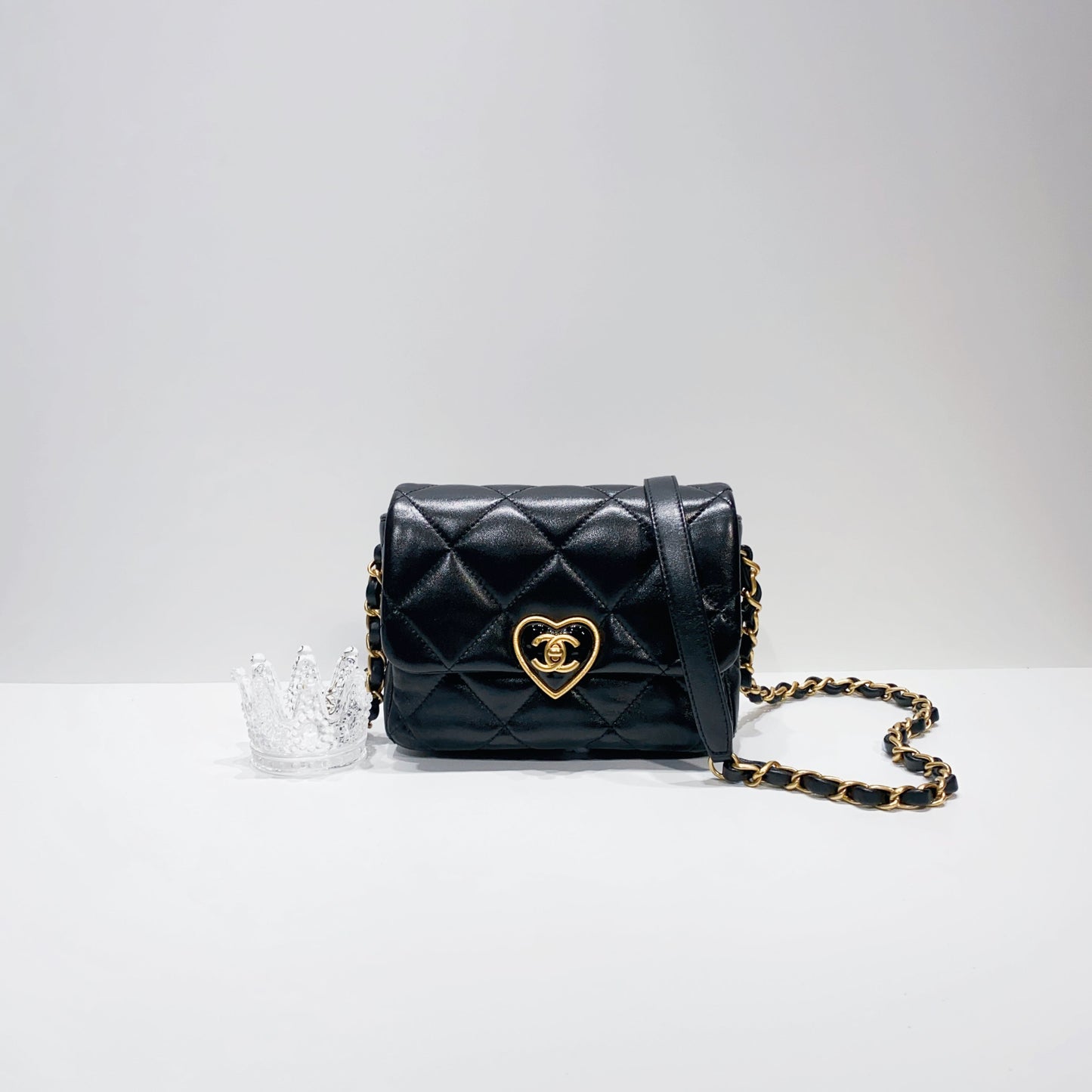 No.3970-Chanel Small Coco Love Flap Bag