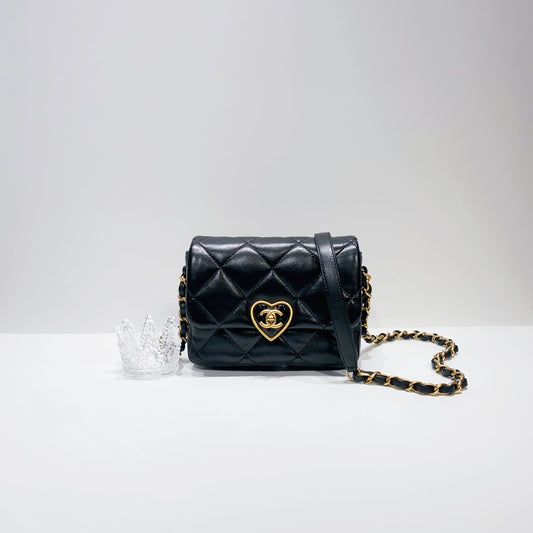 No.3970-Chanel Small Coco Love Flap Bag