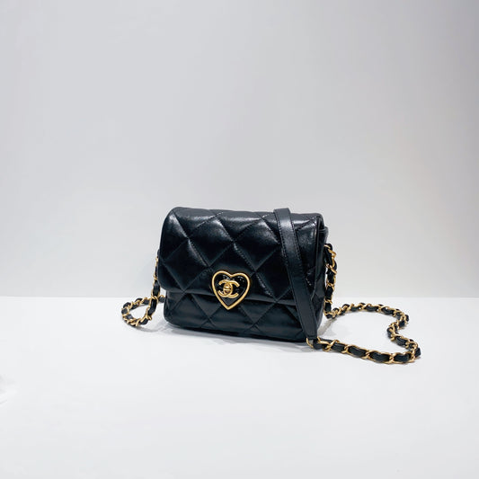 No.3970-Chanel Small Coco Love Flap Bag