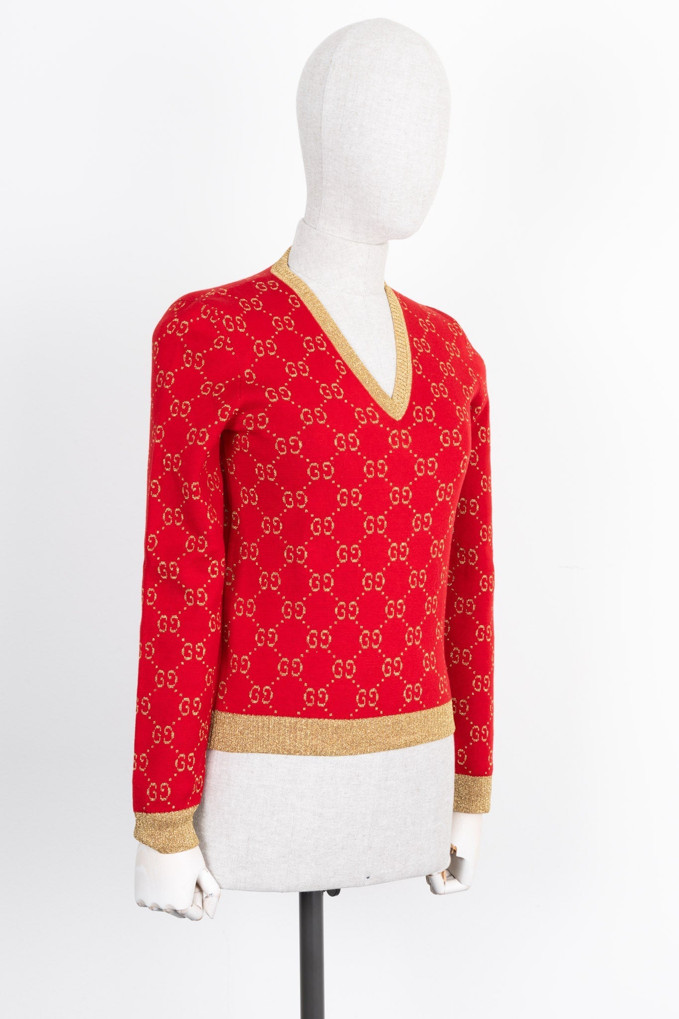 Luxury Gucci Trending 2025 Knit Logo Red