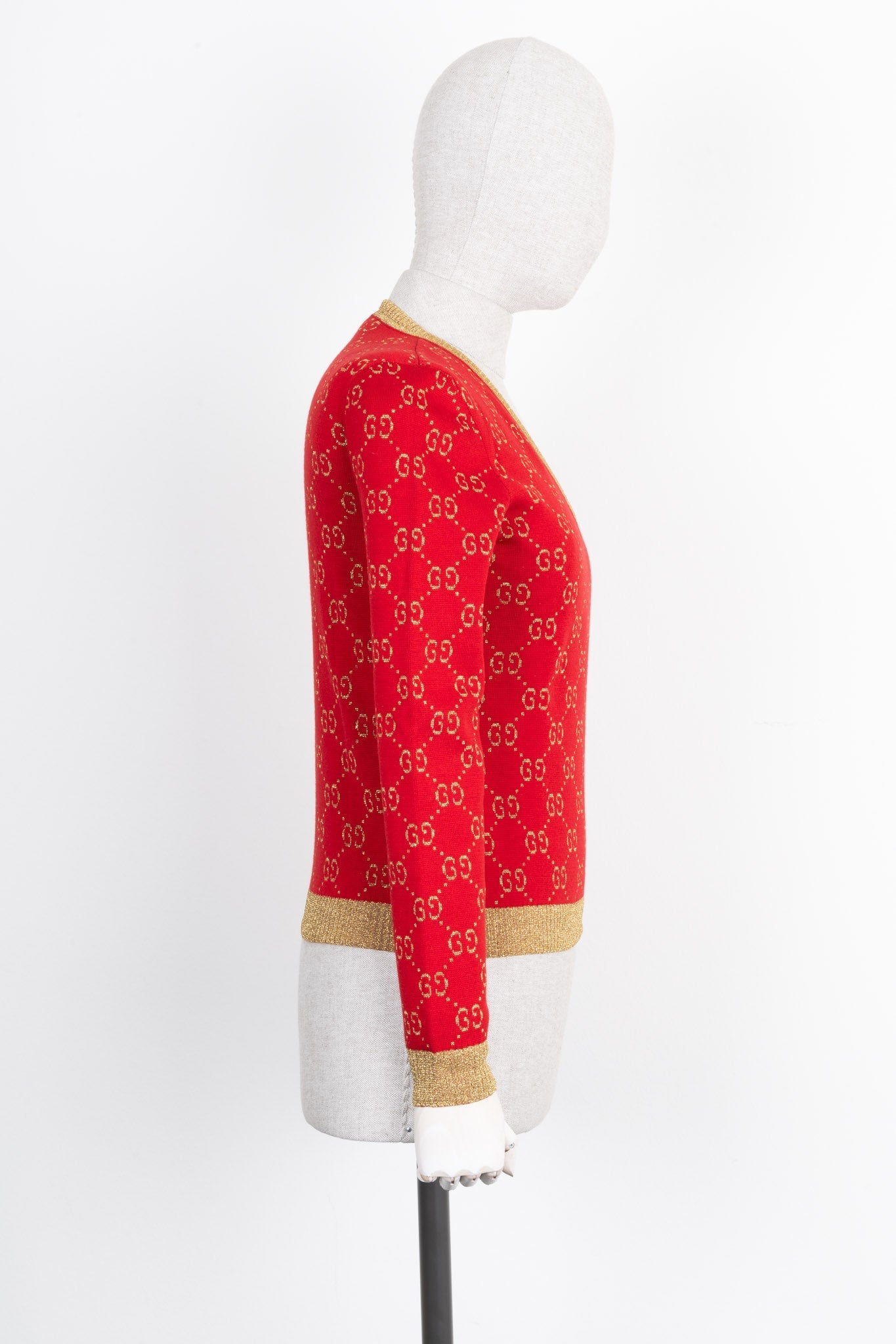 Luxury Gucci Trending 2025 Knit Logo Red