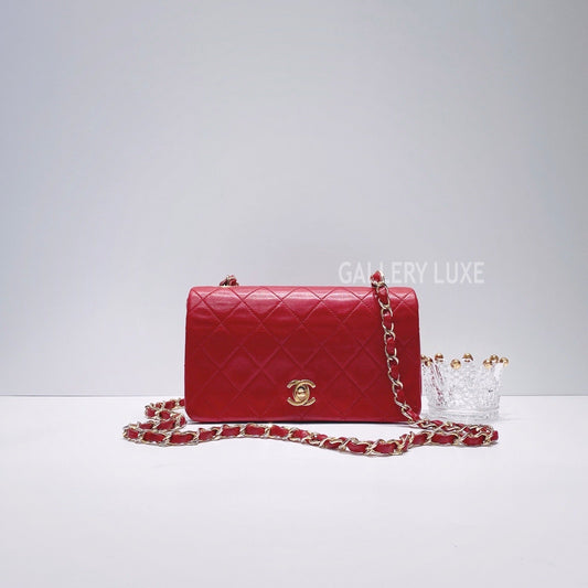 No.3462-Chanel Vintage Lambskin Mini Flap Bag