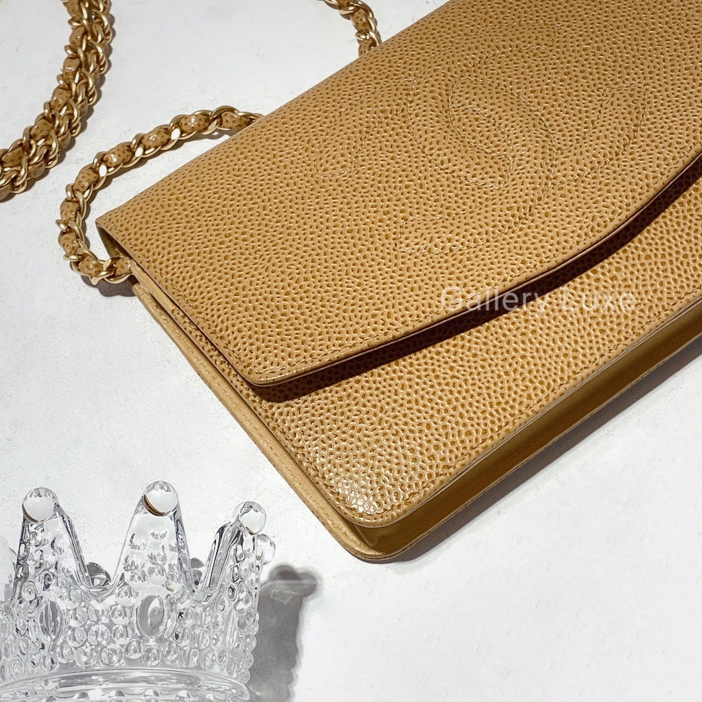 No.2450-Chanel Vintage Caviar WOC