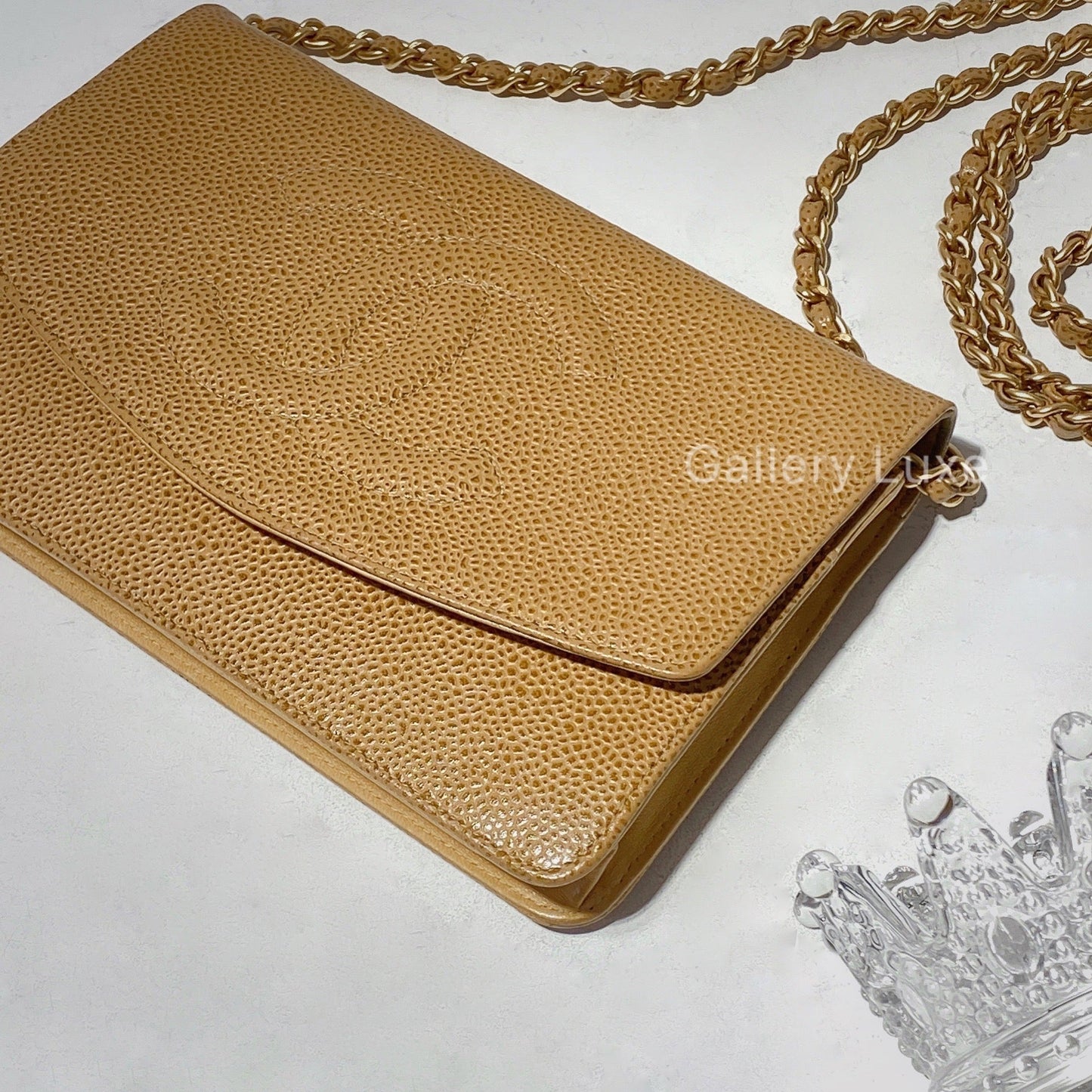 No.2450-Chanel Vintage Caviar WOC