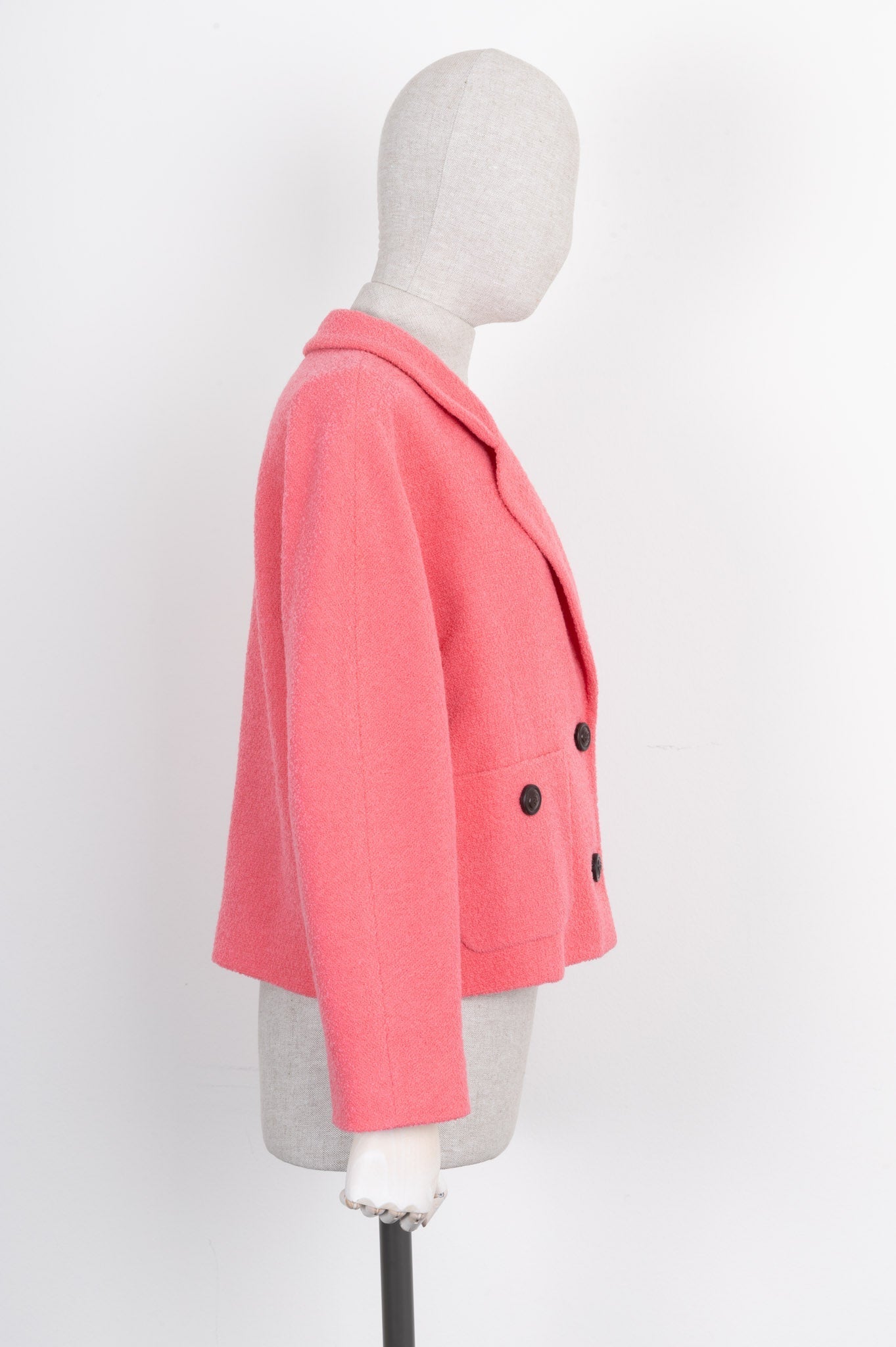 Luxury Gucci Trending 2025 Boxy Jacket Pink Wool