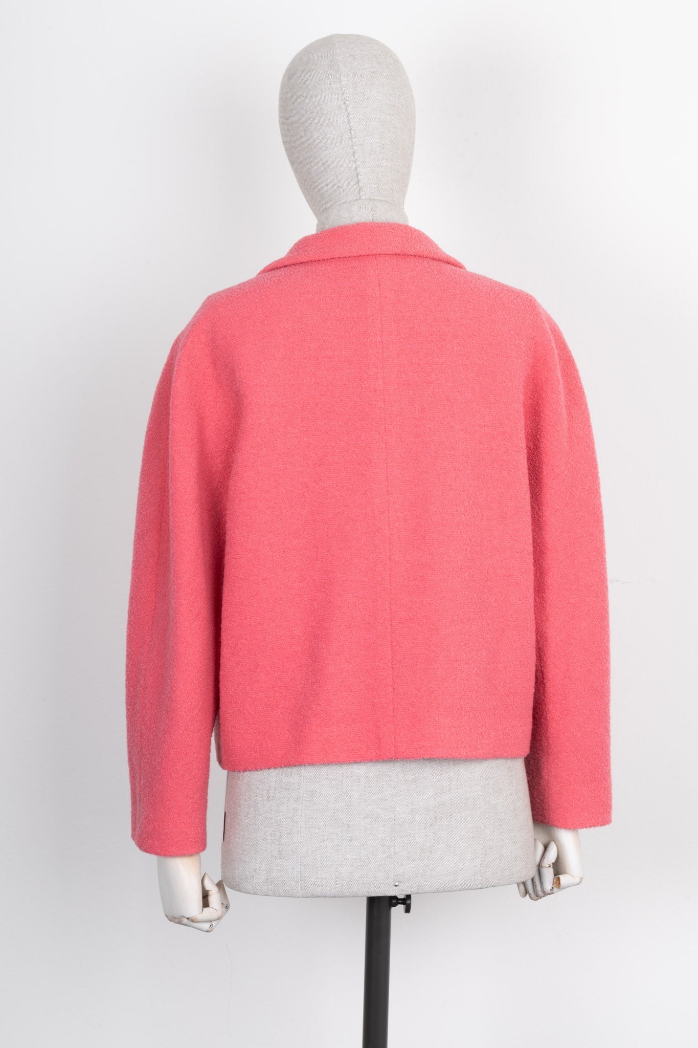 Luxury Gucci Trending 2025 Boxy Jacket Pink Wool