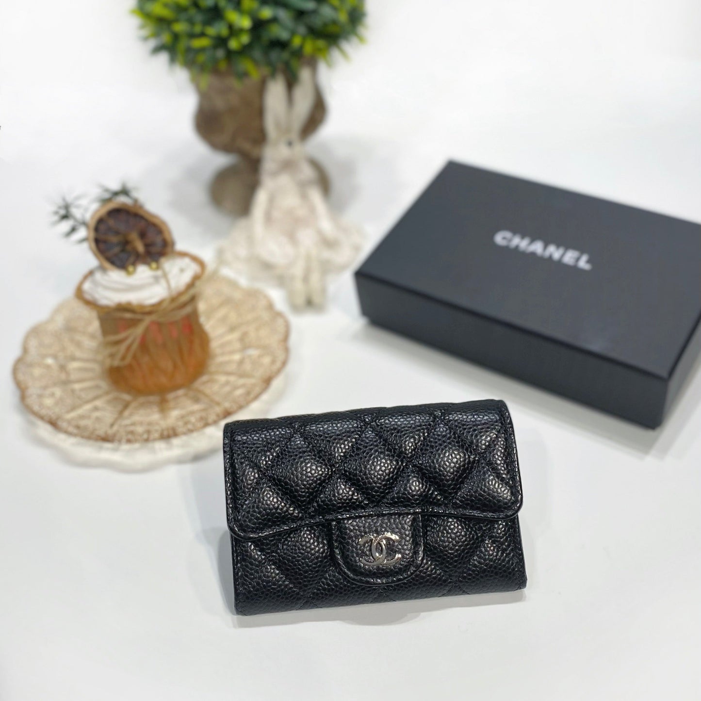 No.3849-Chanel Caviar Timeless Classic Card Case